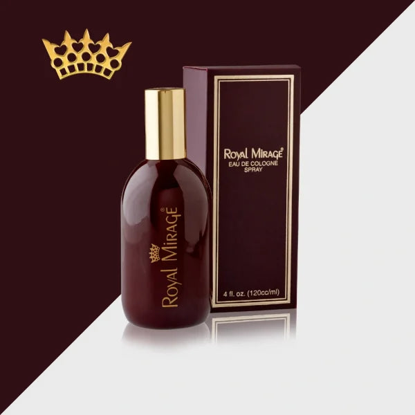 Royal Mirage Eau De Cologne Spray - 120ml | Luxurious Long-Lasting Unisex Perfume